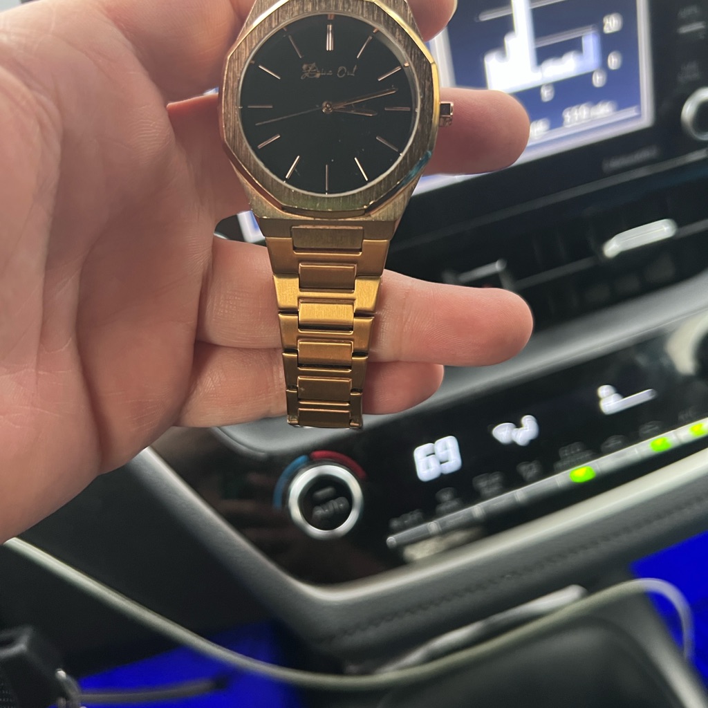 Gold Watch With Black Dial Gold Watch With Black Dial